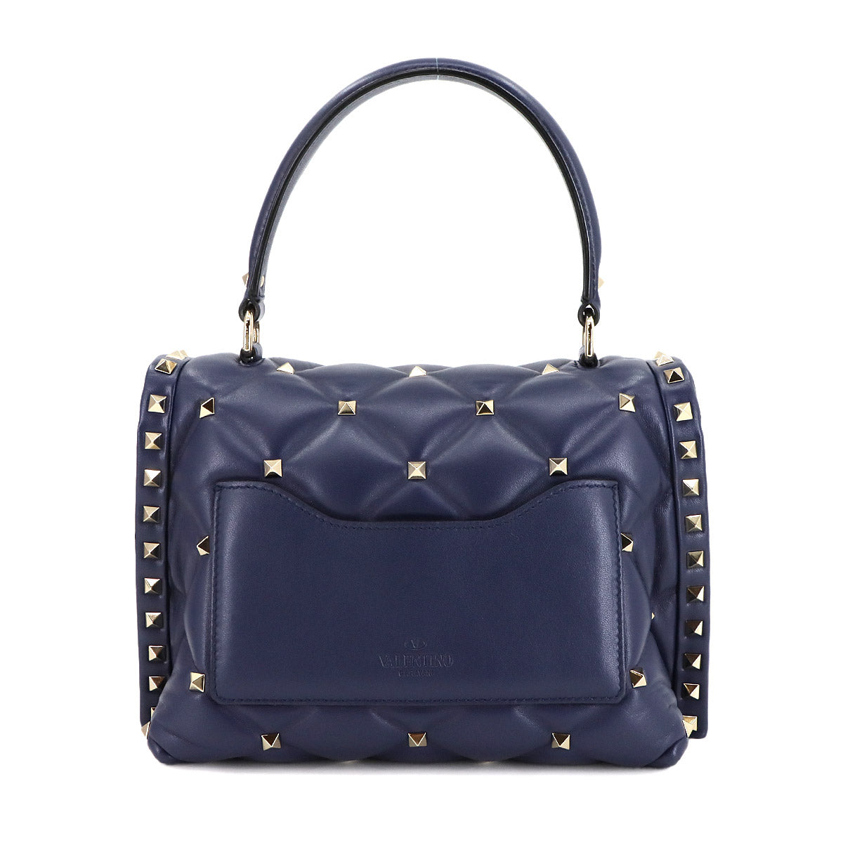 Candy Studs VLTN 2way Hand Shoulder Bag Leather