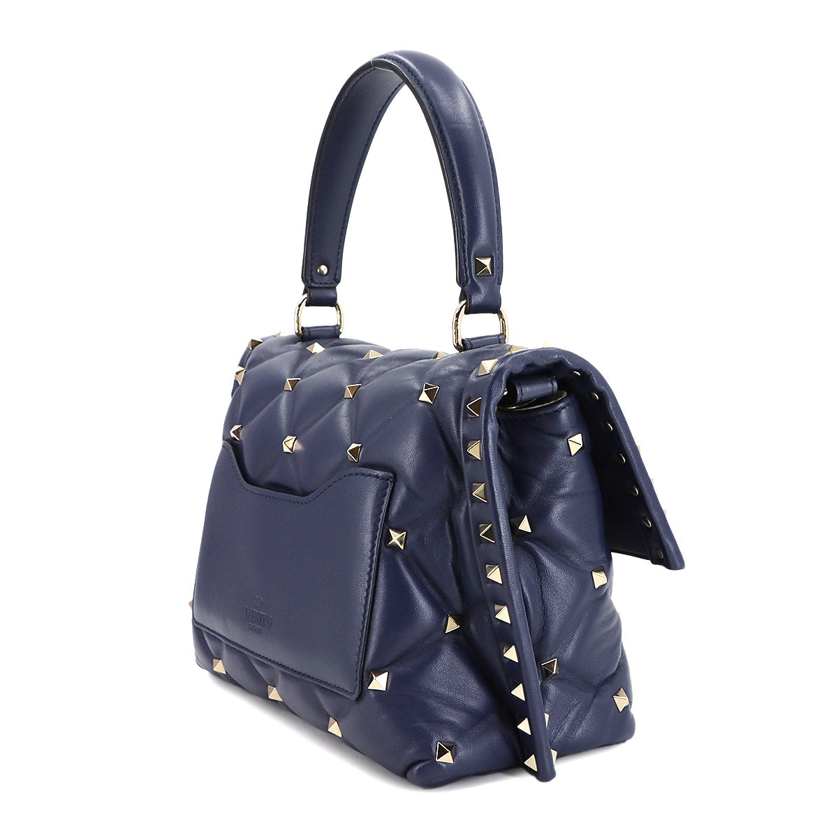 Candy Studs VLTN 2way Hand Shoulder Bag Leather