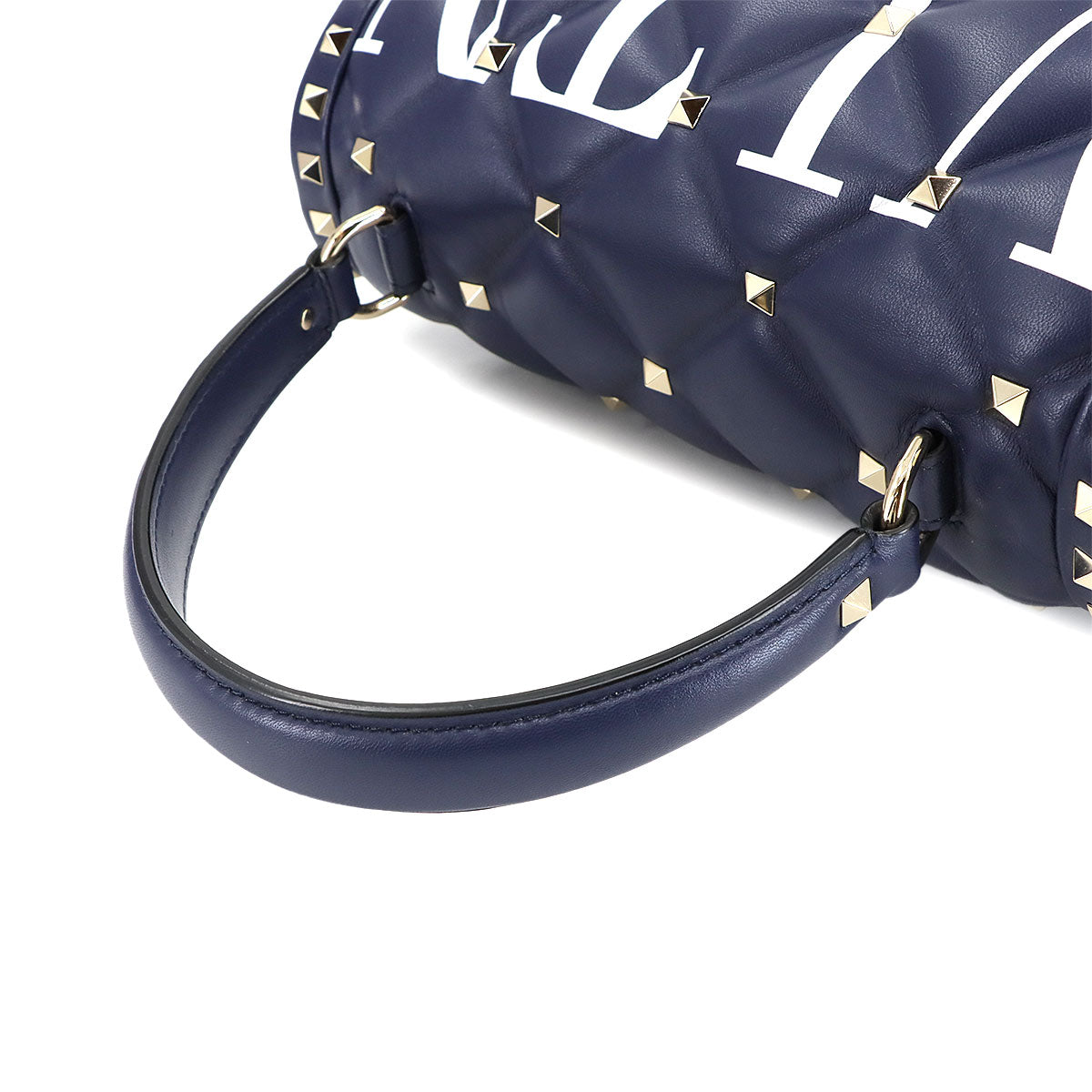 Candy Studs VLTN 2way Hand Shoulder Bag Leather