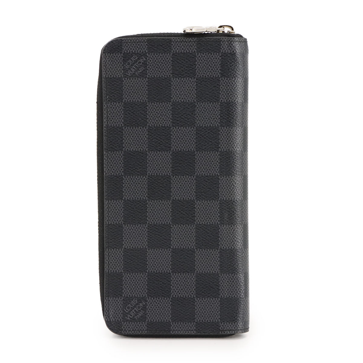Damier Graphite Zippy Wallet Vertical Gray N63095 Purse