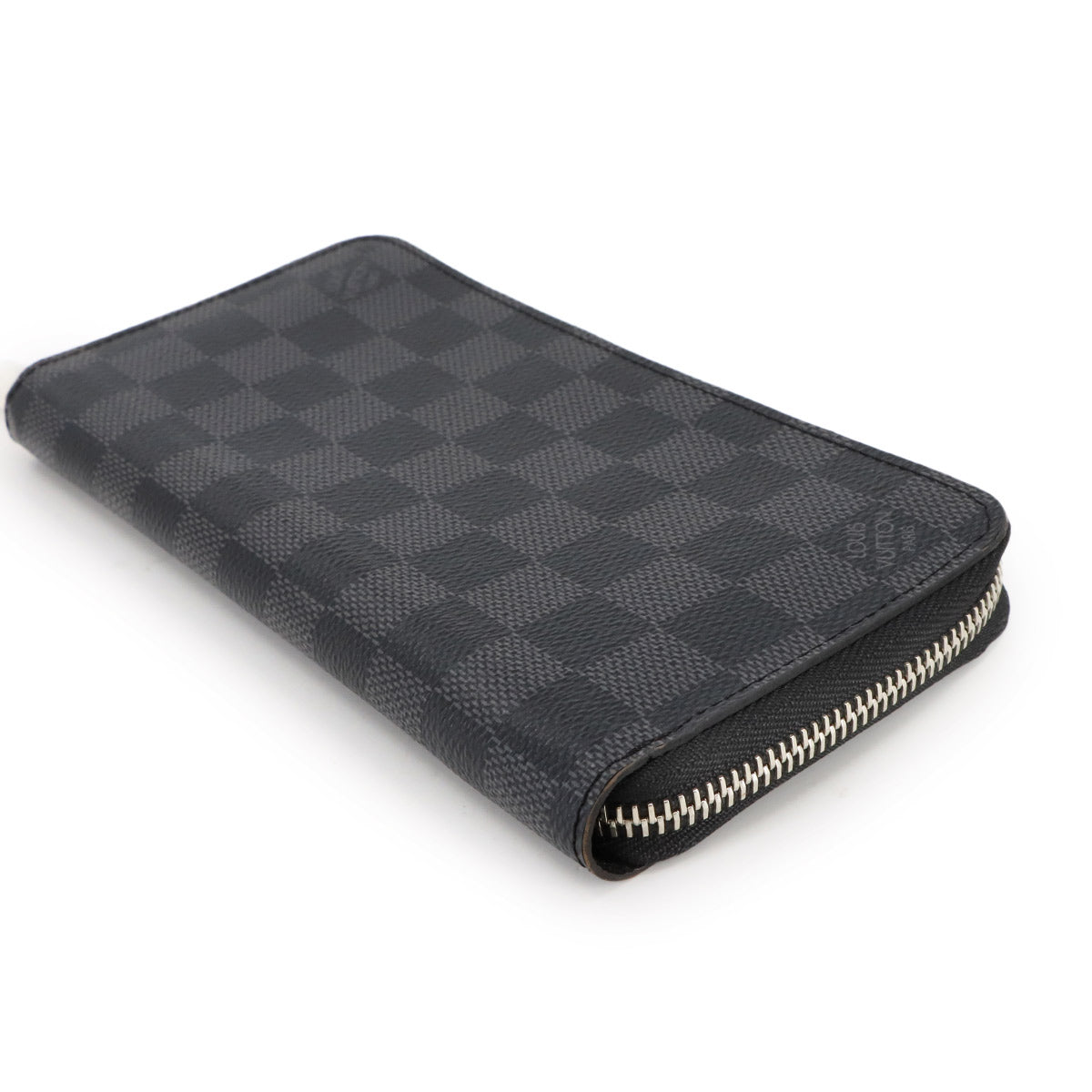 Damier Graphite Zippy Wallet Vertical Gray N63095 Purse