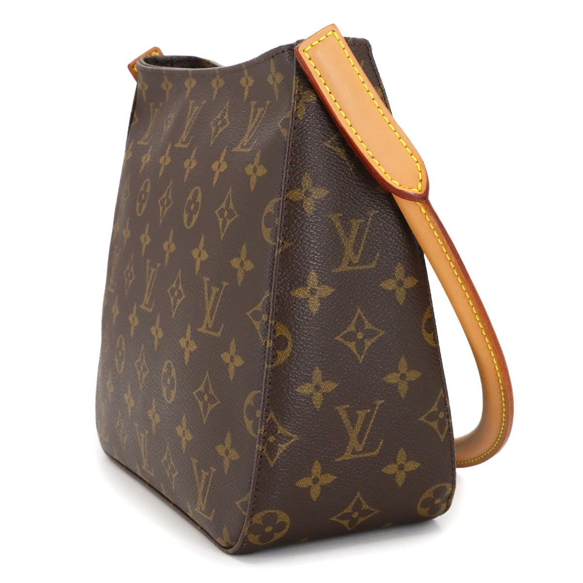 Monogram Looping MM Shoulder Bag Brown M51146 Purse