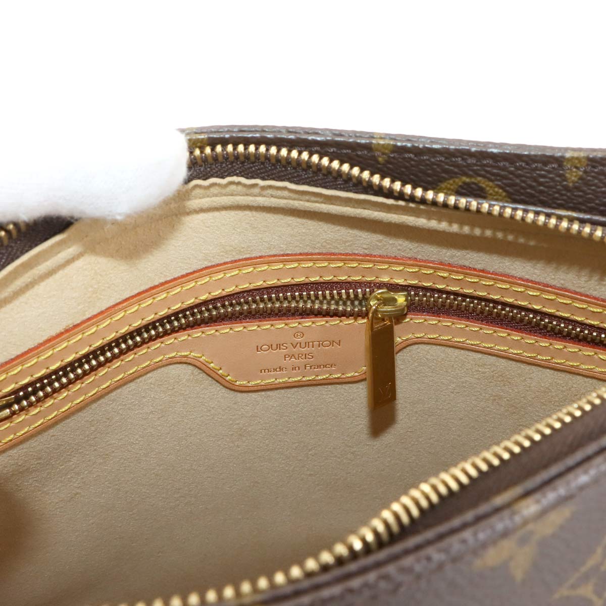 Monogram Looping MM Shoulder Bag Brown M51146 Purse