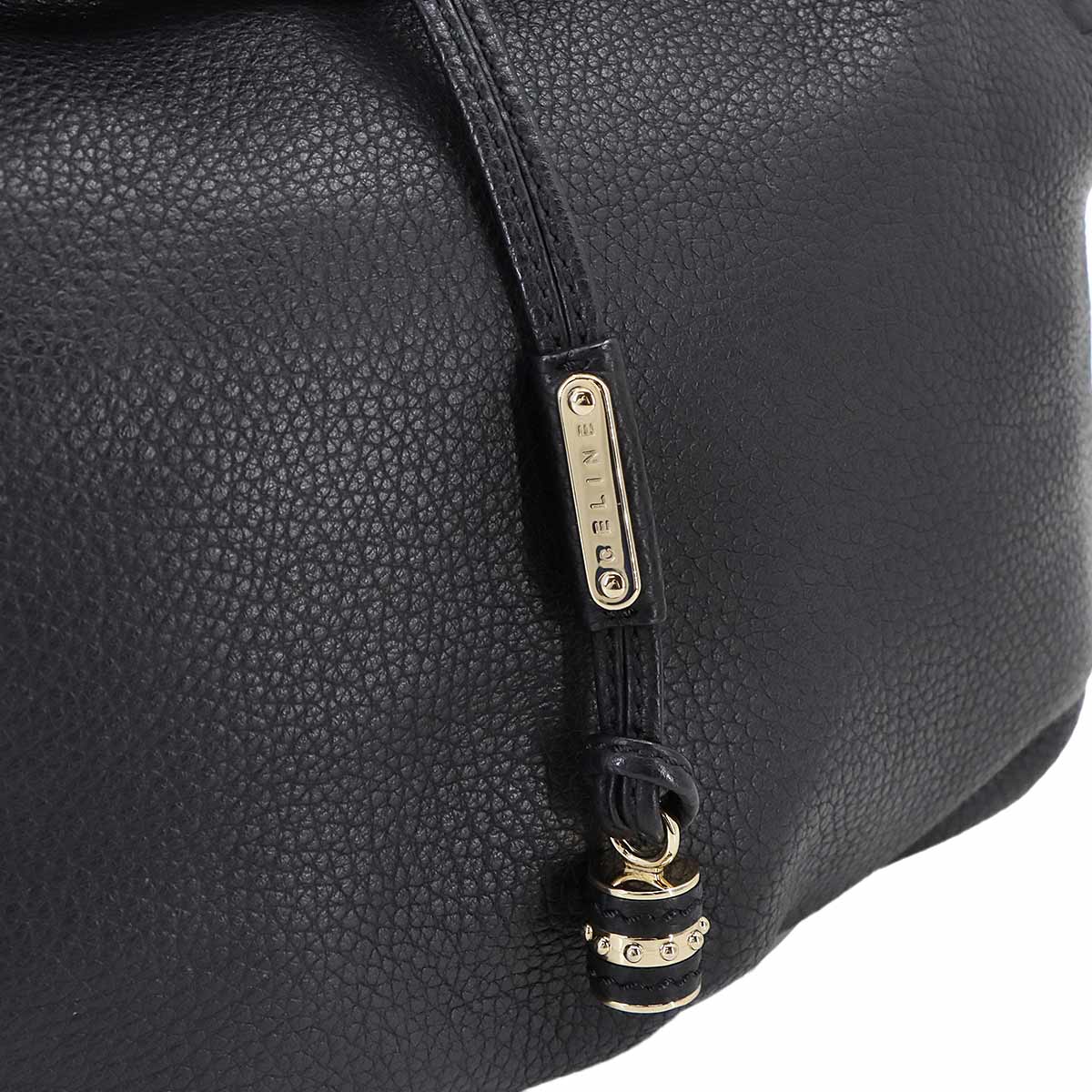 Bittersweet Hand Bag Leather Black Purse