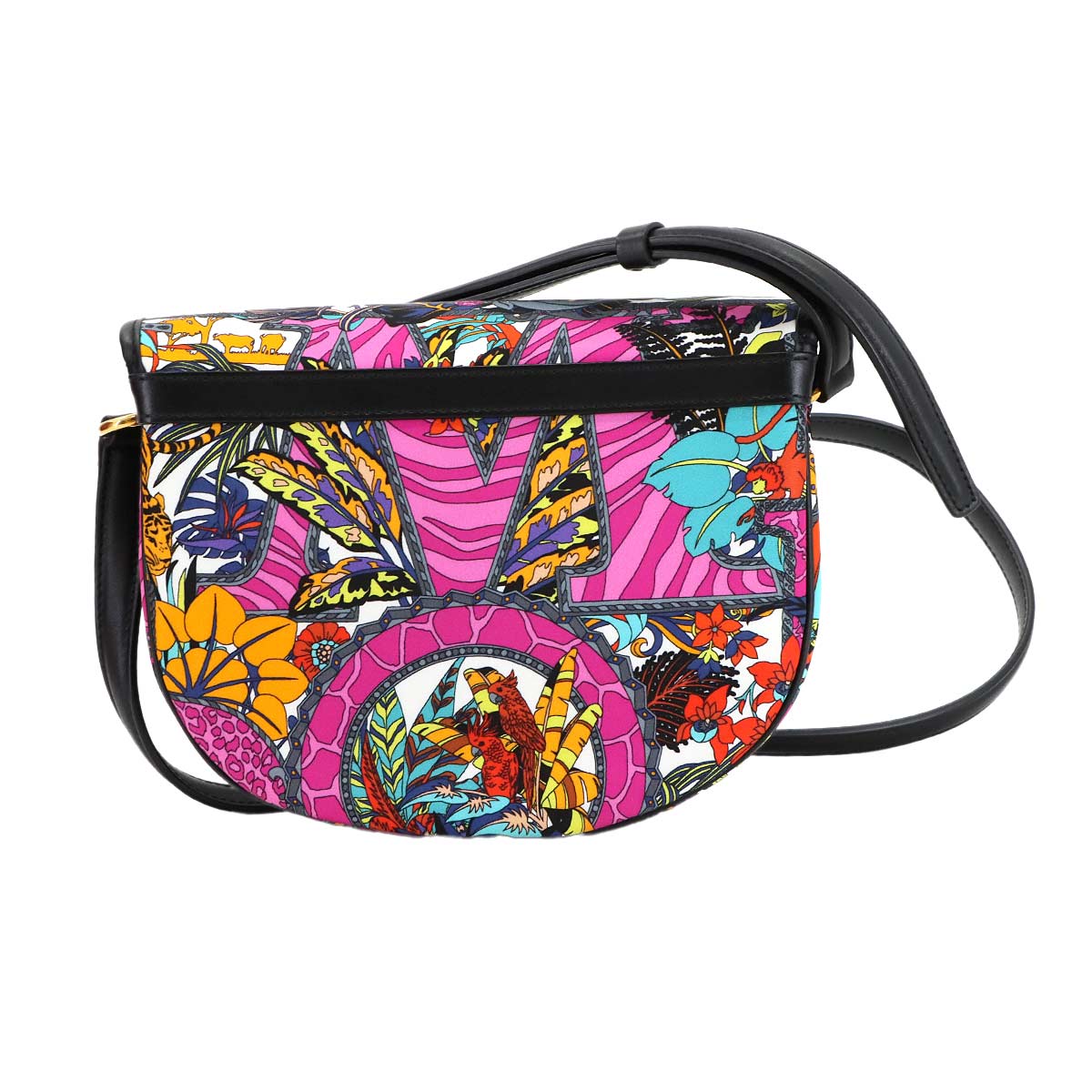 Shoulder Bag Nylon Leather Multicolor 21H986