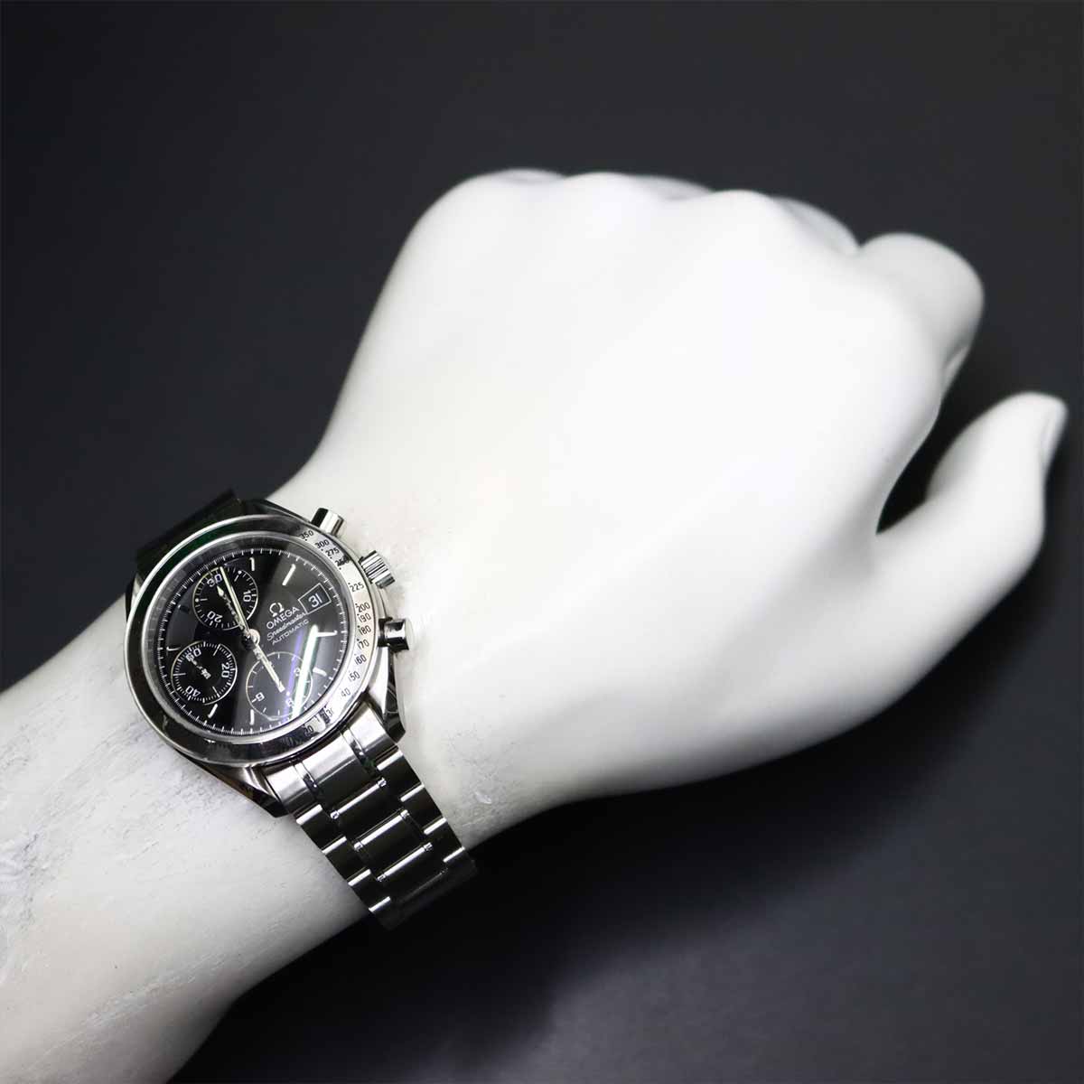 Speedmaster Date 3513.50 Chronograph Automatic Black Dial Mens