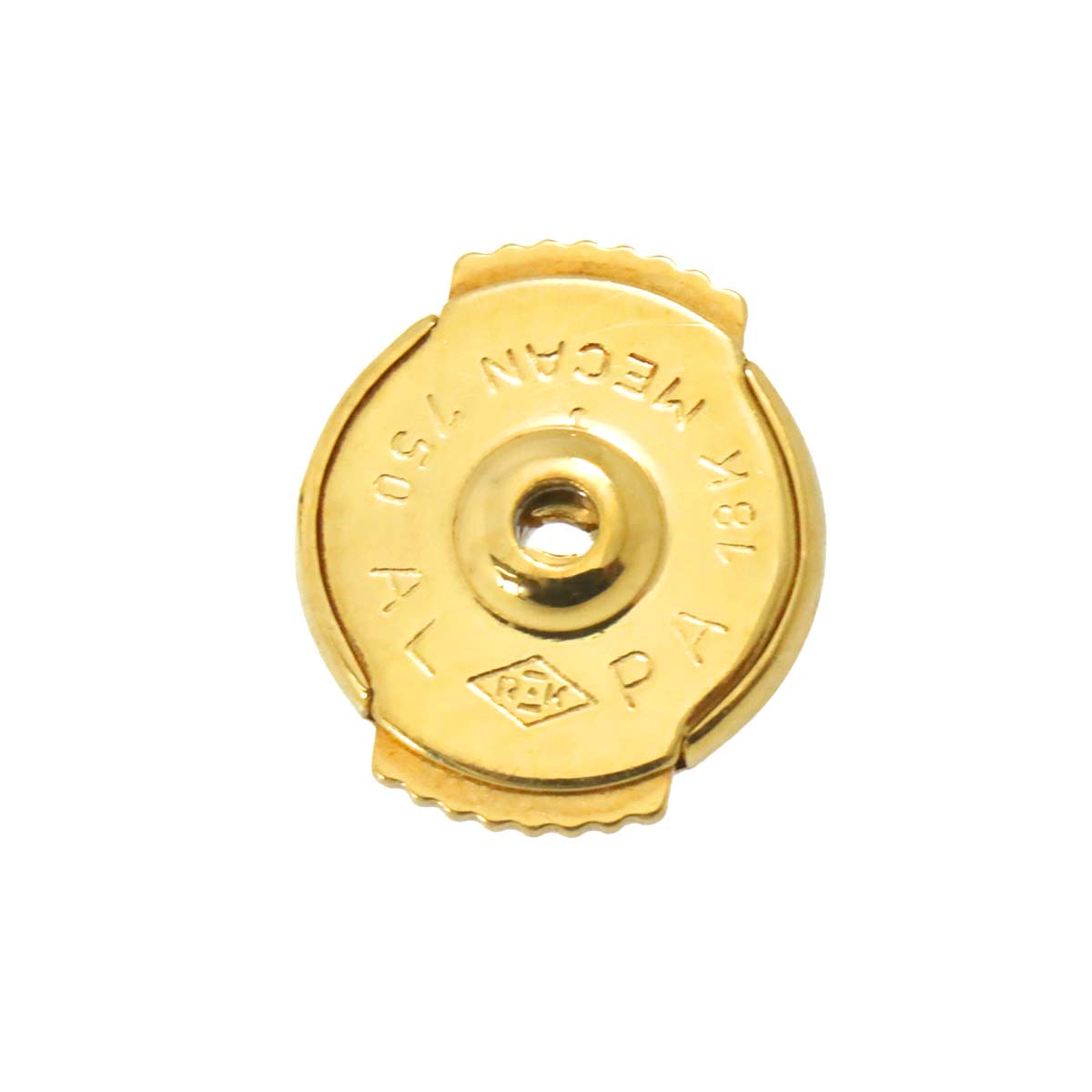 Pure Alhambra Onyx Earrings Pierced 18K YG 750