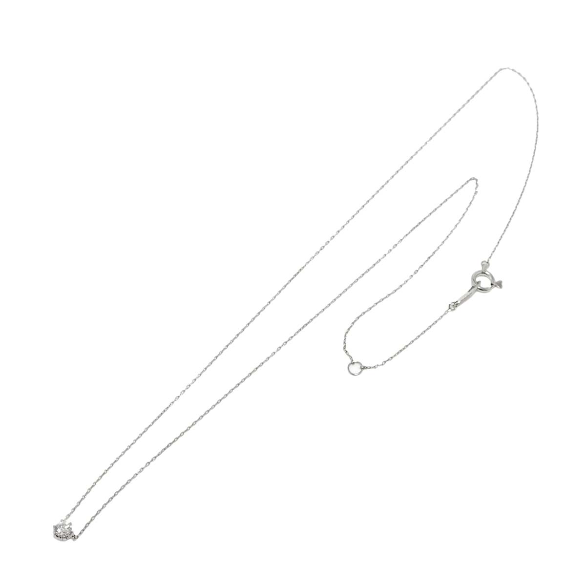 Diamond 0.10ct Necklace Pt