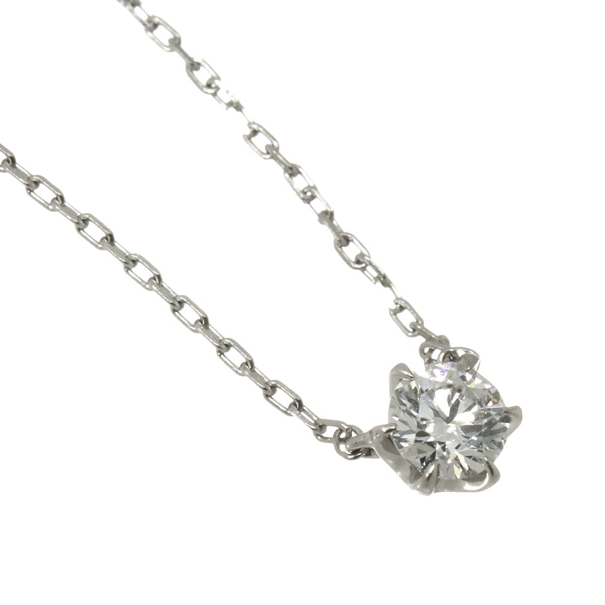 Diamond 0.10ct Necklace Pt