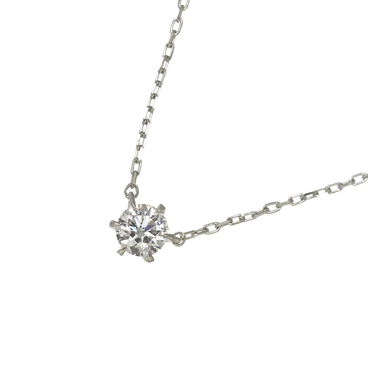 Diamond 0.10ct Necklace Pt