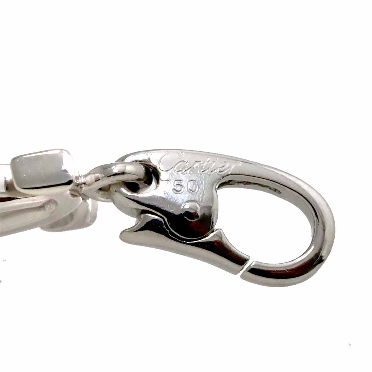 2C Pendant Top Charm 18K White Gold 750