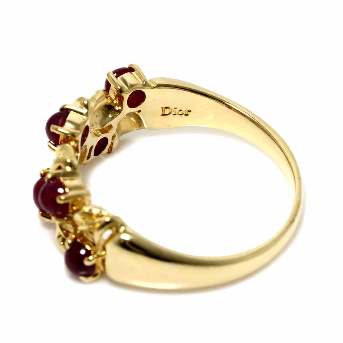 Ruby Ring 18K YG 750 size7.25(US)