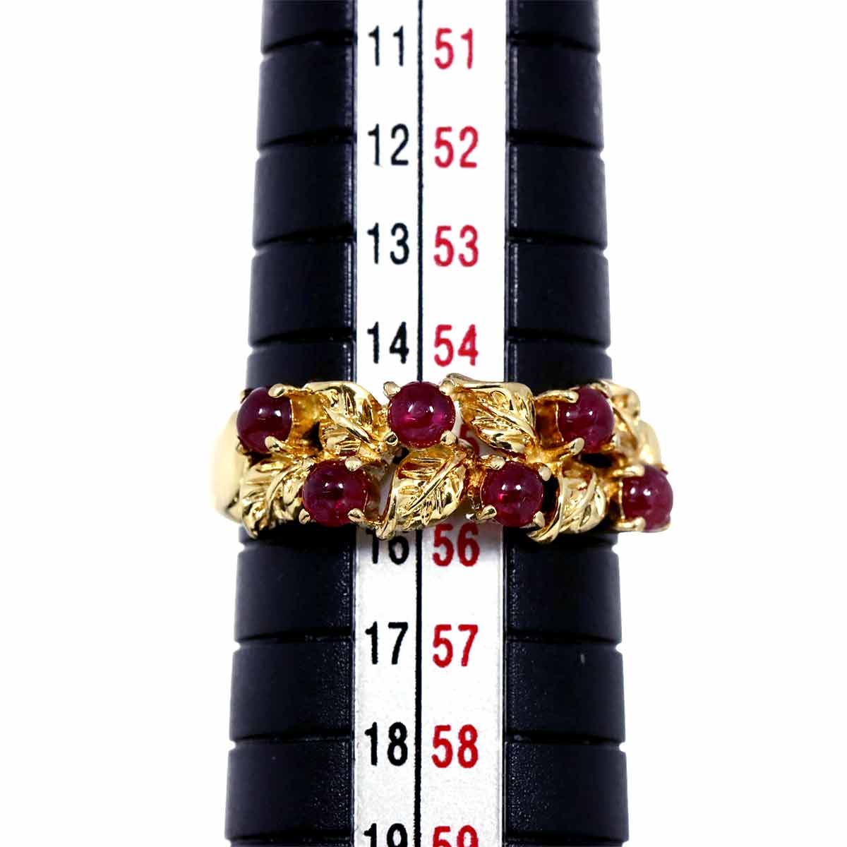 Ruby Ring 18K YG 750 size7.25(US)