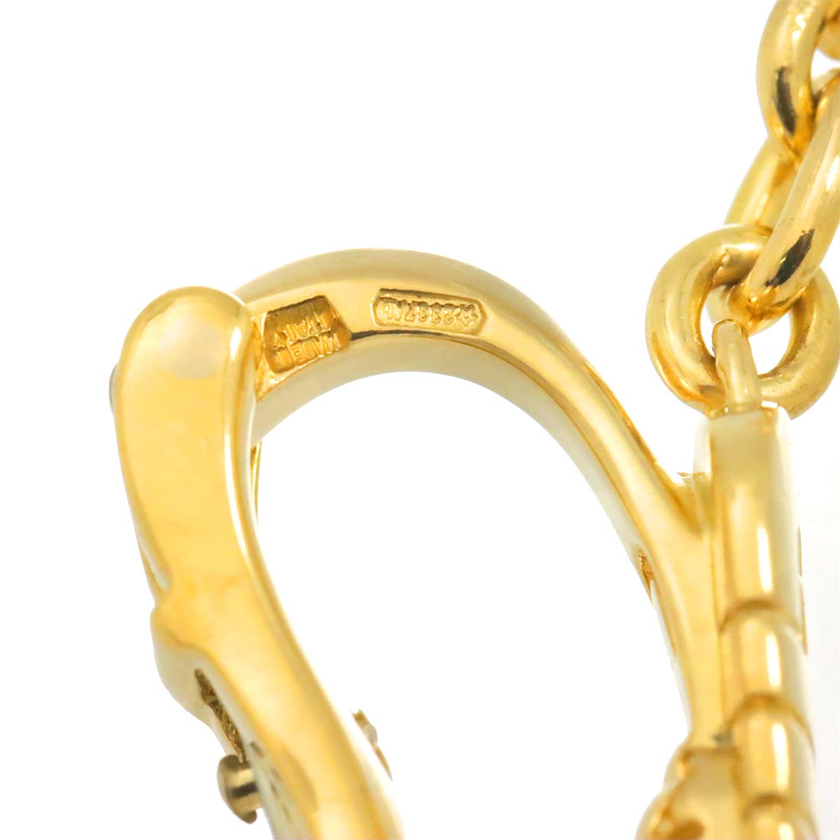 Parentesi Earring Clip on 18K YG 750 One Piece only