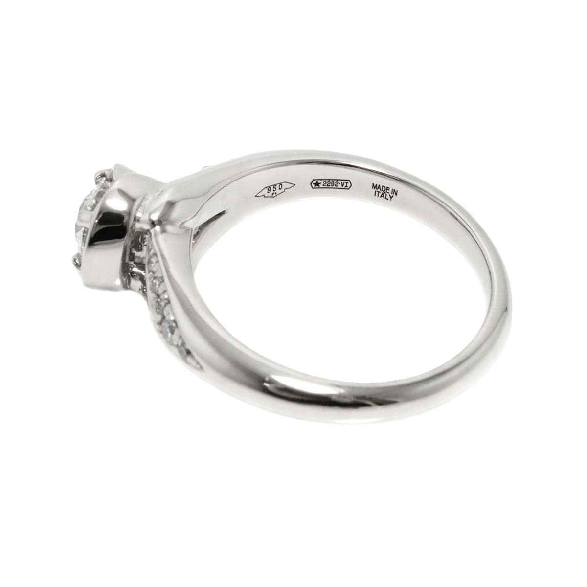 Incontro d'amore Diamond 0.30ct H/VS1/EX Ring Pt 3.75(US)