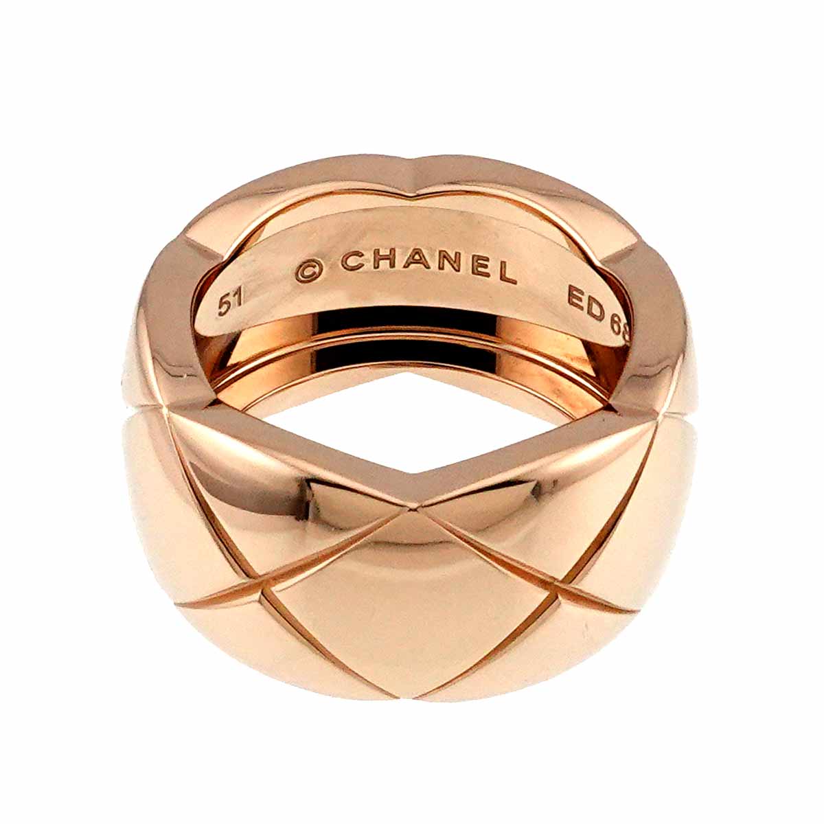 Coco Crush Ring 18K Pink Gold 750 Size51 5.5-5.75(US)