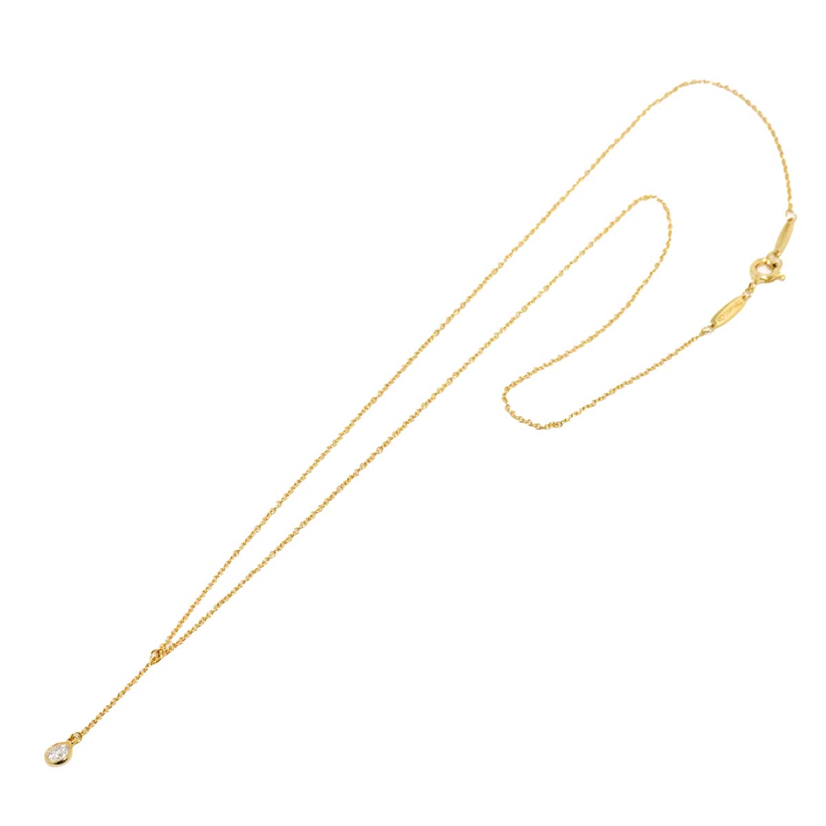 By The Yard Diamond Necklace 18K YG 750