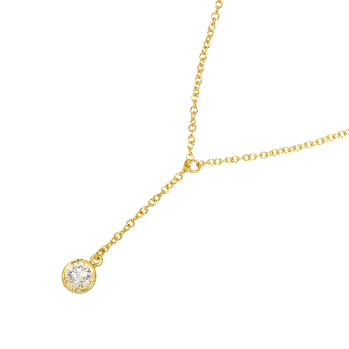 By The Yard Diamond Necklace 18K YG 750