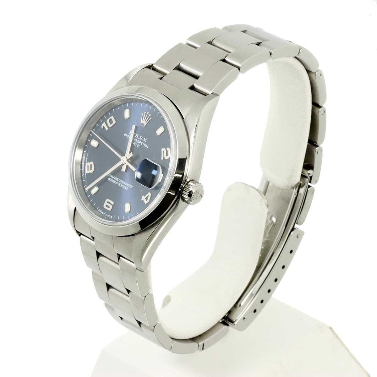 Oyster Perpetual Date 15200 Serial P Automatic Blue Mens Watch