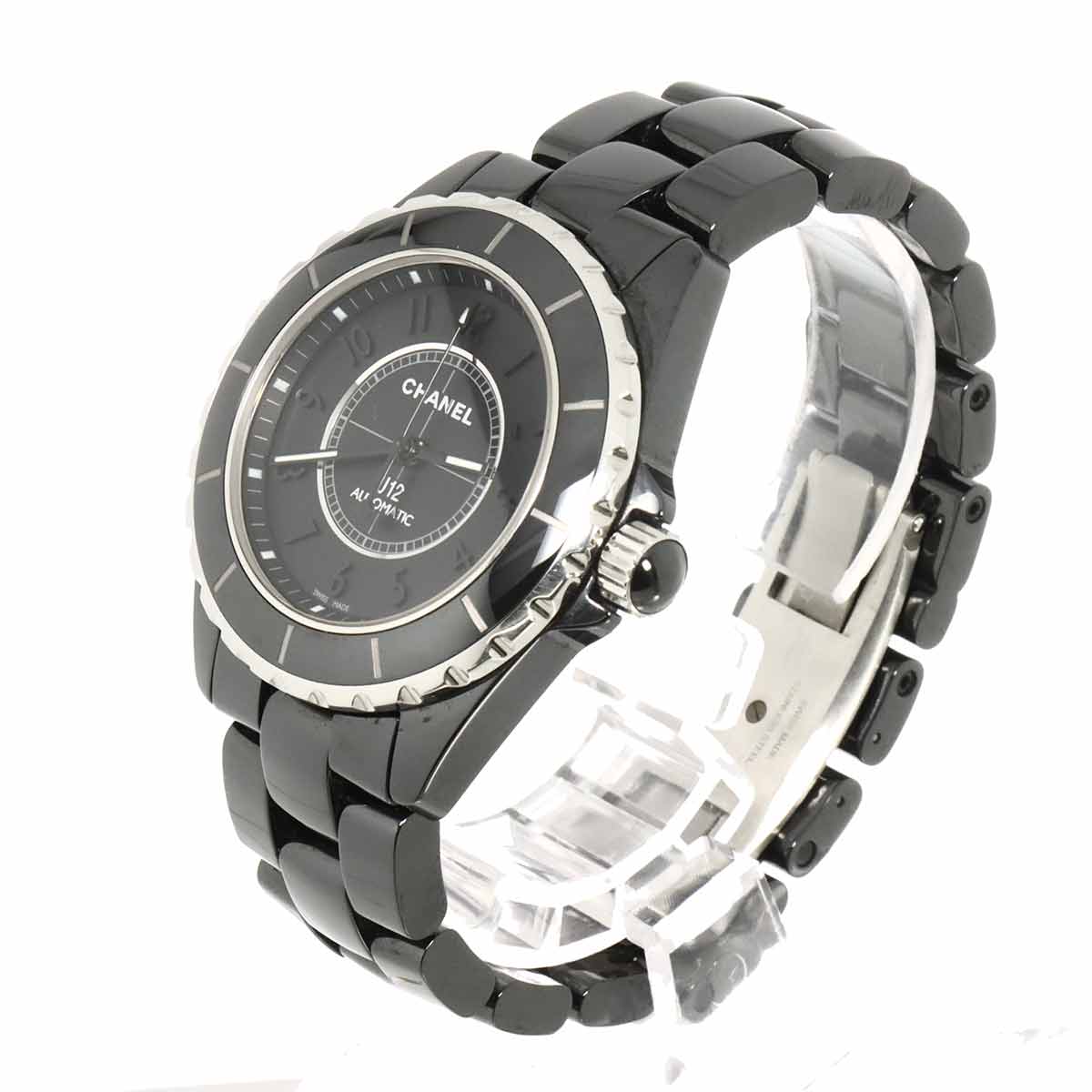 J12 38mm Intense Black H3829 Black Dial Mens Watch