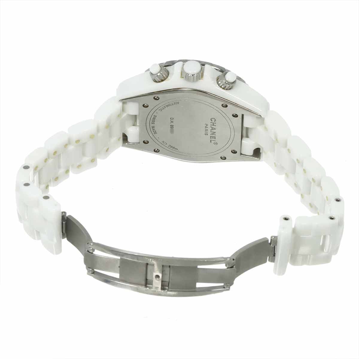 J12 41mm H1007 Chronograph Automatic White Dial Mens Watch