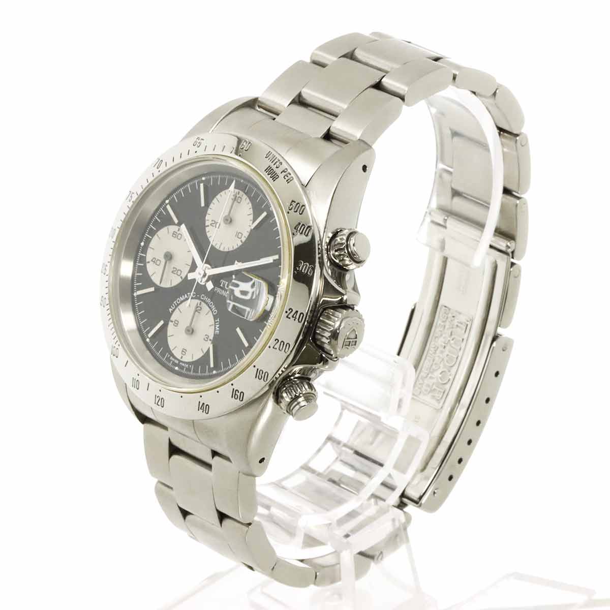 Chrono Time Prince Date 79280 Date Automatic Black Dial Mens