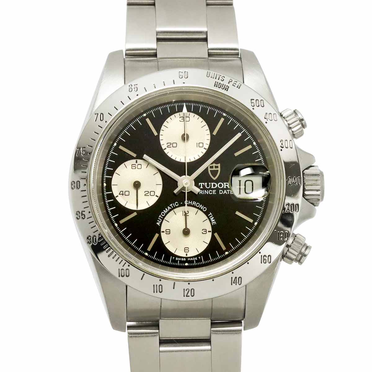 Chrono Time Prince Date 79280 Date Automatic Black Dial Mens