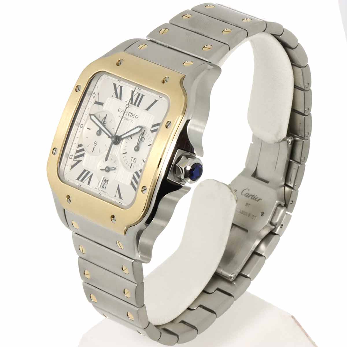Santos de Cartier XL Chronograph W2SA0008 750 Yellow Gold