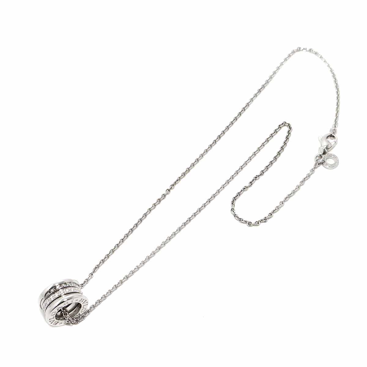 B-ZERO1 Diamond Necklace 18K WG White Gold 750