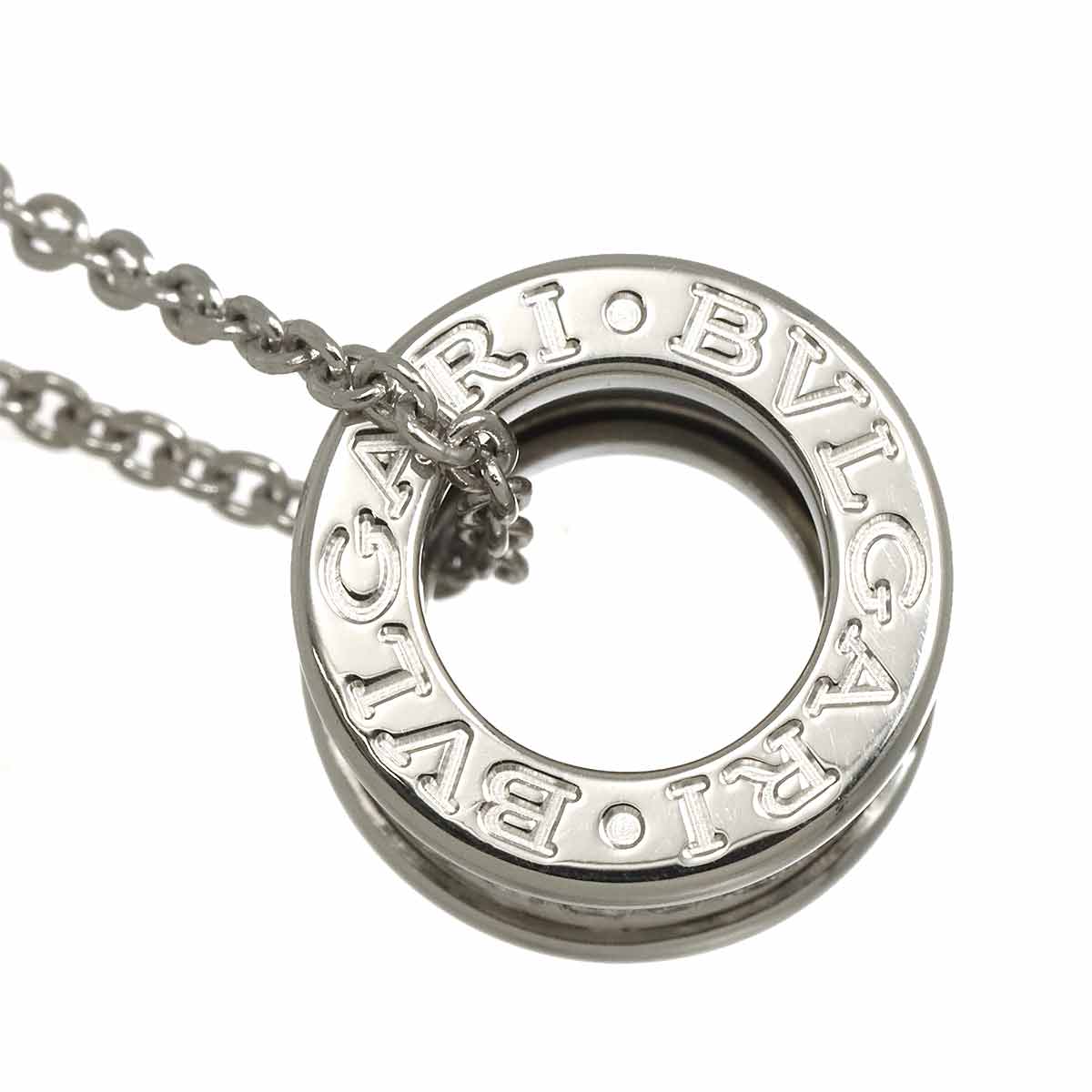 B-ZERO1 Diamond Necklace 18K WG White Gold 750