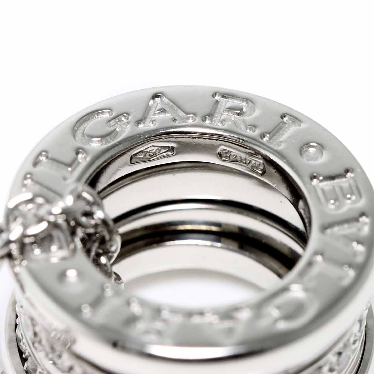 B-ZERO1 Diamond Necklace 18K WG White Gold 750