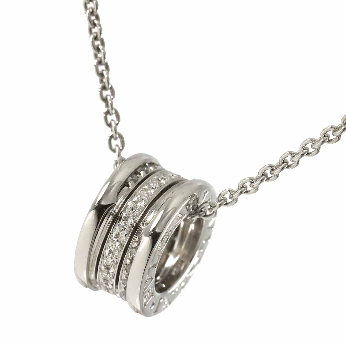 B-ZERO1 Diamond Necklace 18K WG White Gold 750