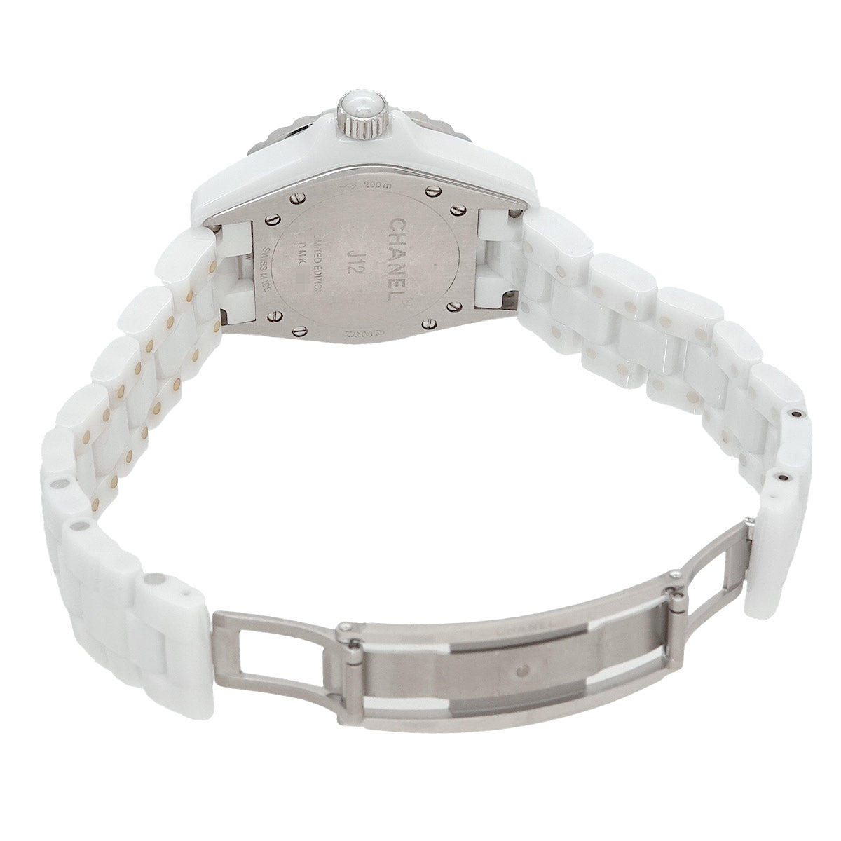 J12 33mm Pink Light H4863 Ceramic 8P Diamond Ladies Watch