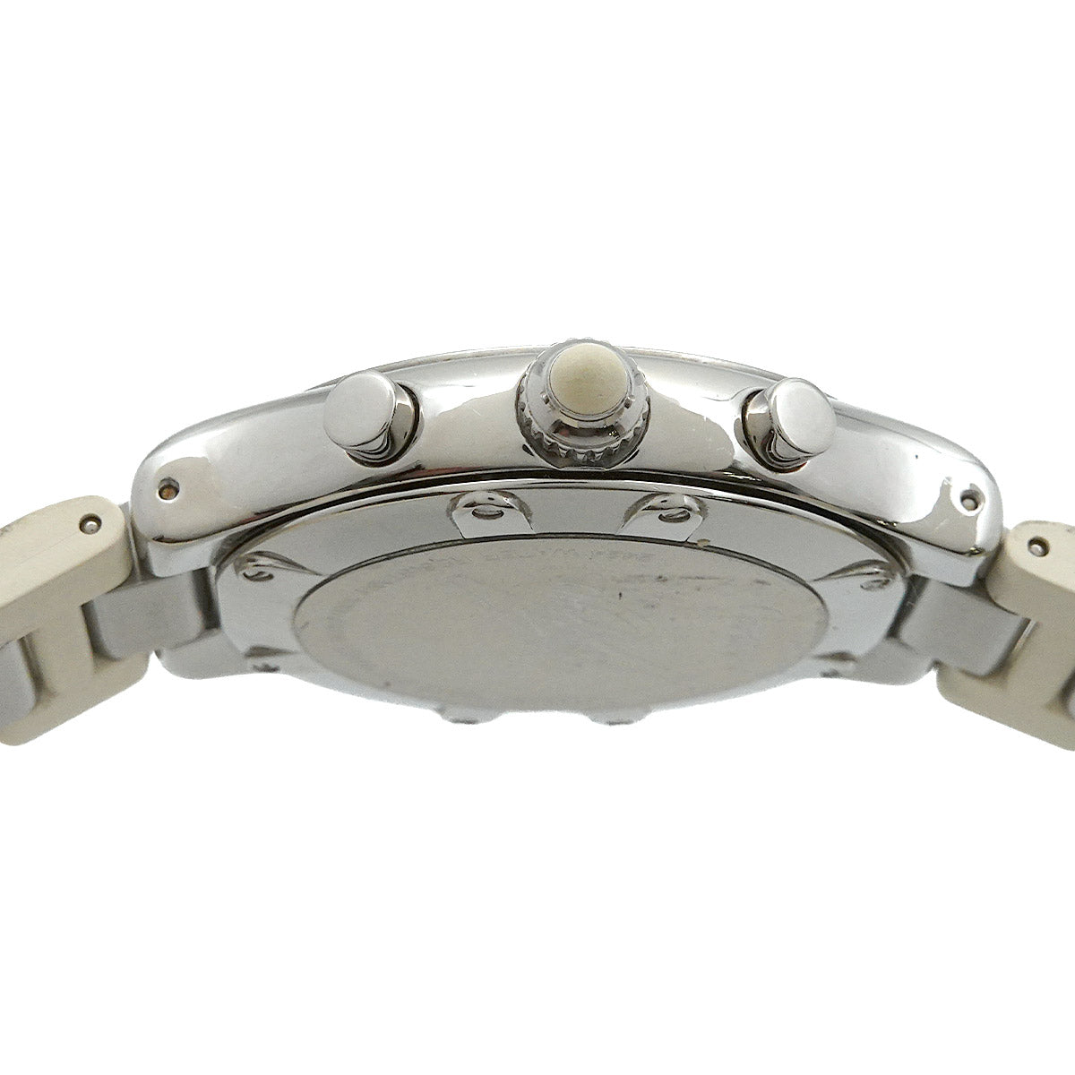 Must 21 Chronoscaph W10184U2 Date Quartz White Dial Mens