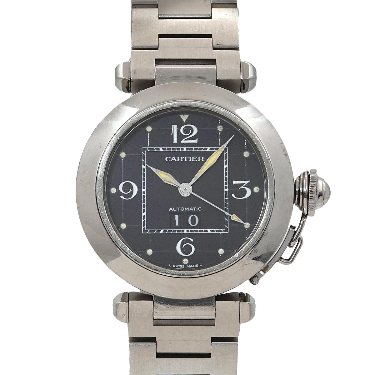 Pasha C W31053M7 Date Automatic Black Dial Boys Watch