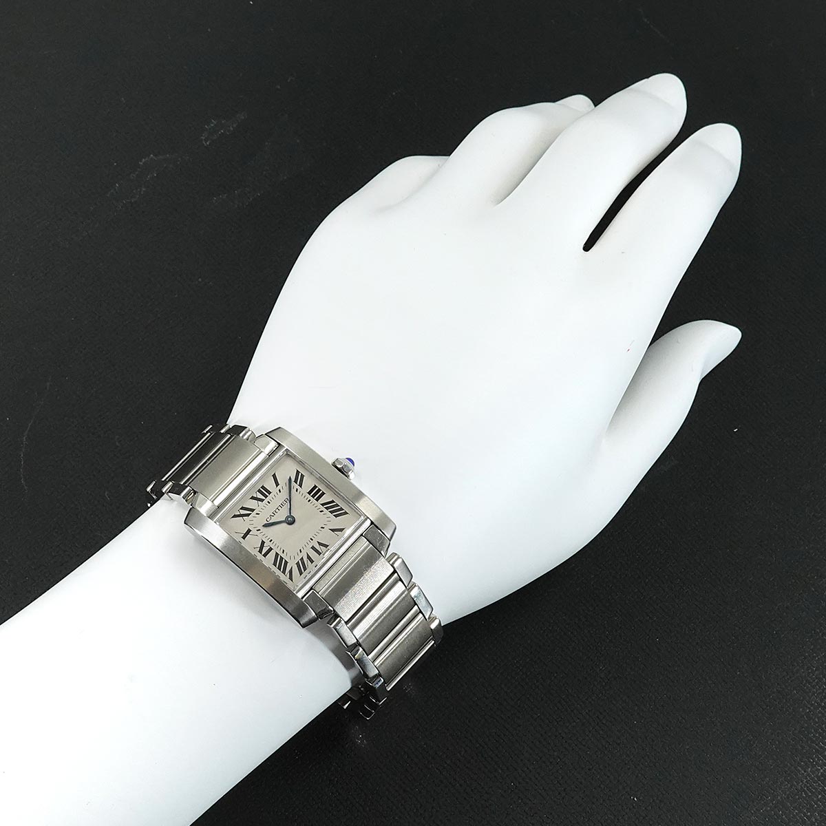 Tank Francaise MM W51003Q3 Quartz Cream Dial Boys Watch