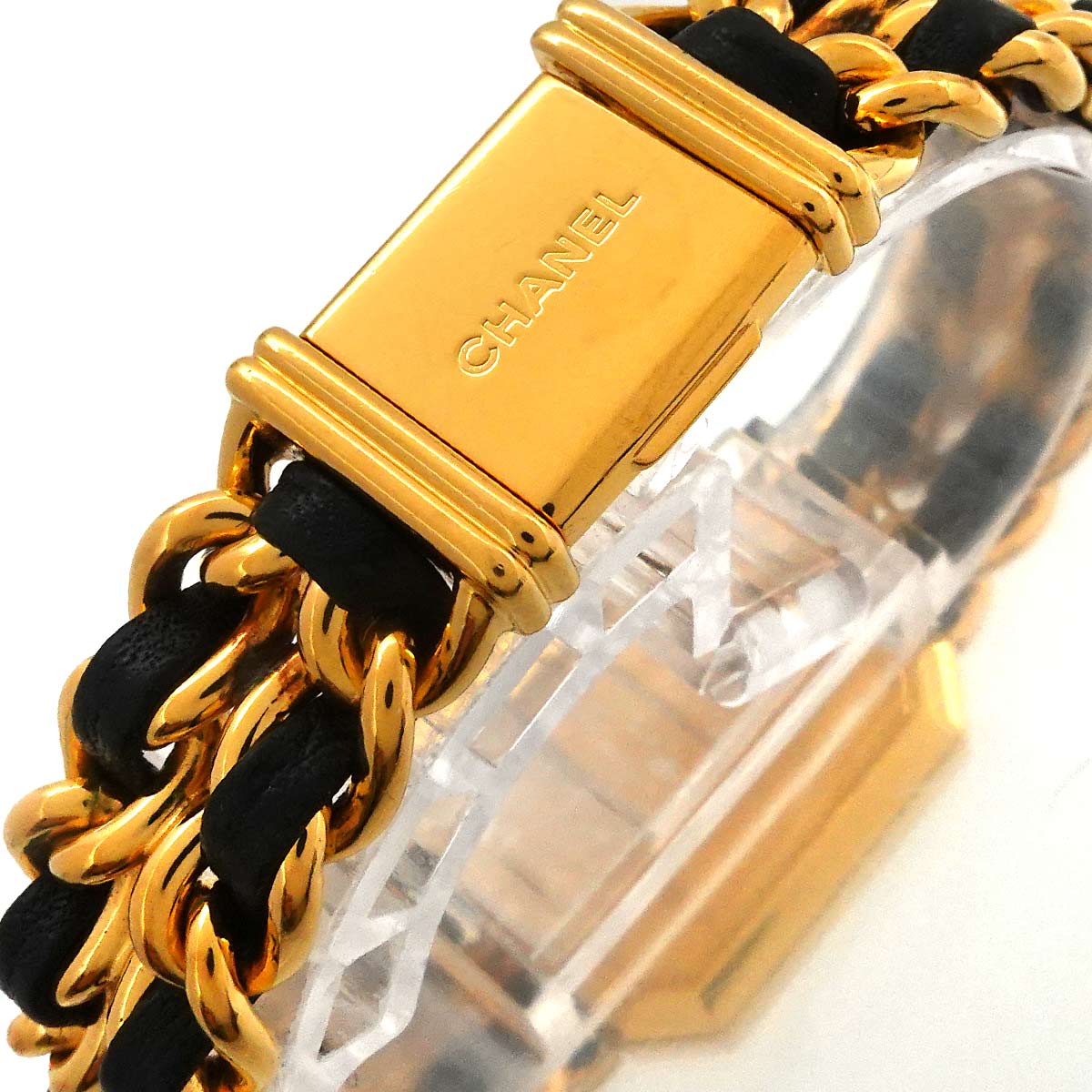 Premiere Size M H0001 Vintage Quartz Black Dial Ladies Watch