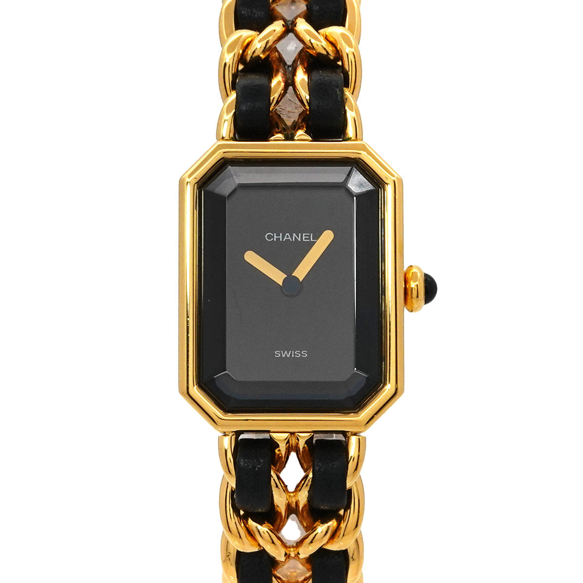 Premiere Size M H0001 Vintage Quartz Black Dial Ladies Watch