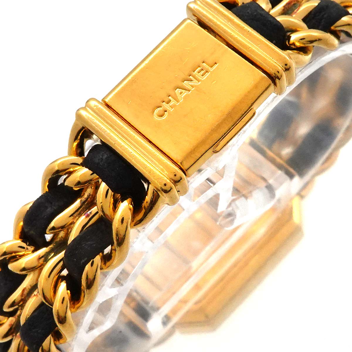 Premiere Size M H0001 Vintage Quartz Black Dial Ladies Watch