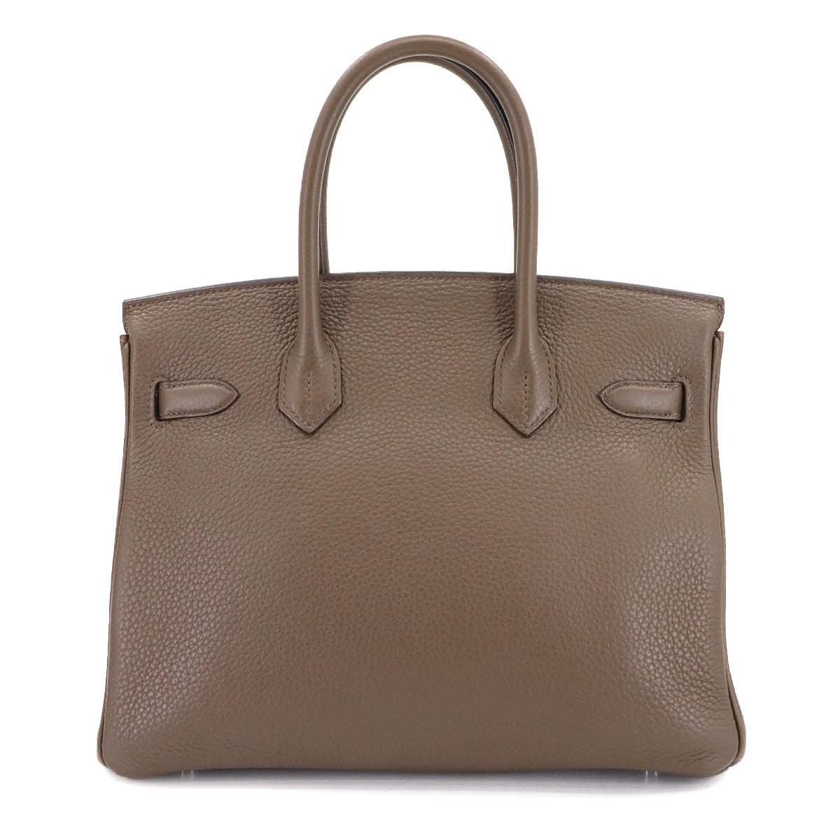 Birkin 30 Hand Bag Veau Togo Toupe Gris Asphalte Brown Purse