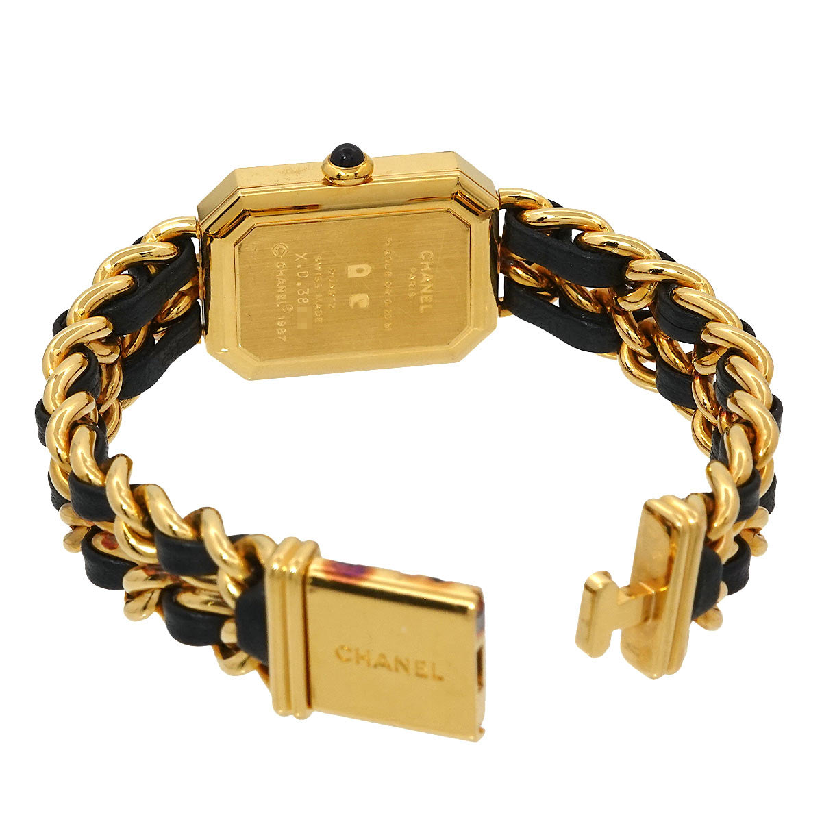 Premiere Size M H0001 Vintage Quartz Black Dial Ladies Watch