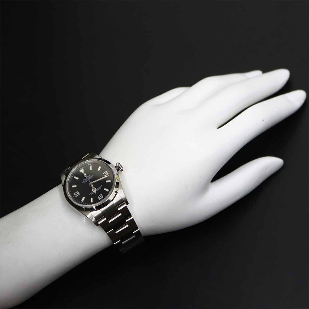 Explorer 1 114270 Serial F Automatic Black Dial Mens Watch