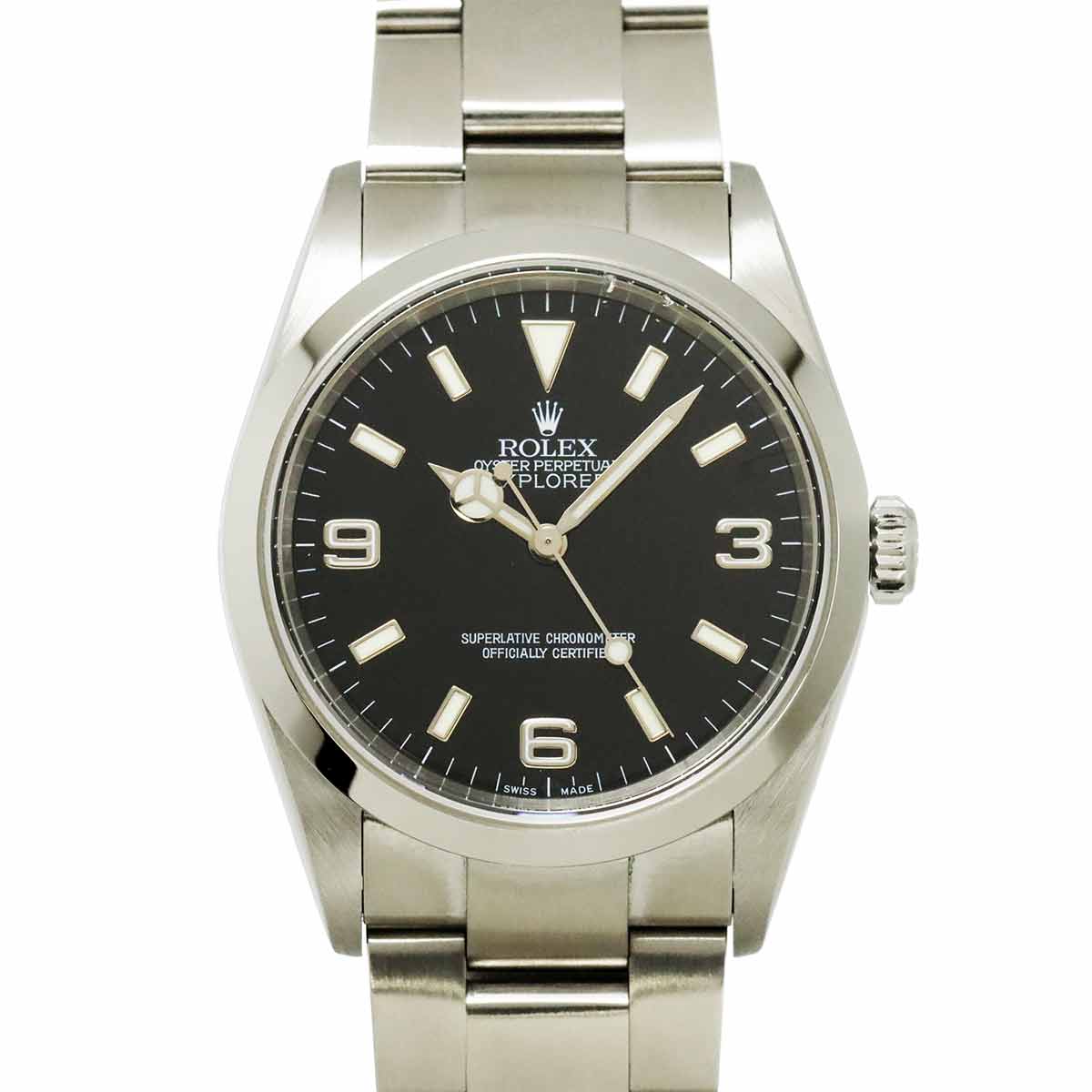 Explorer 1 114270 Serial F Automatic Black Dial Mens Watch