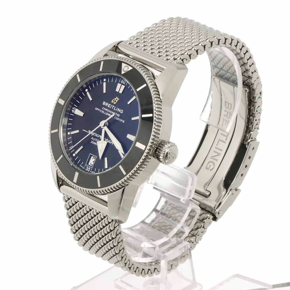 SuperOcean Heritage II AB2010 42mm Date Black Dial Mens