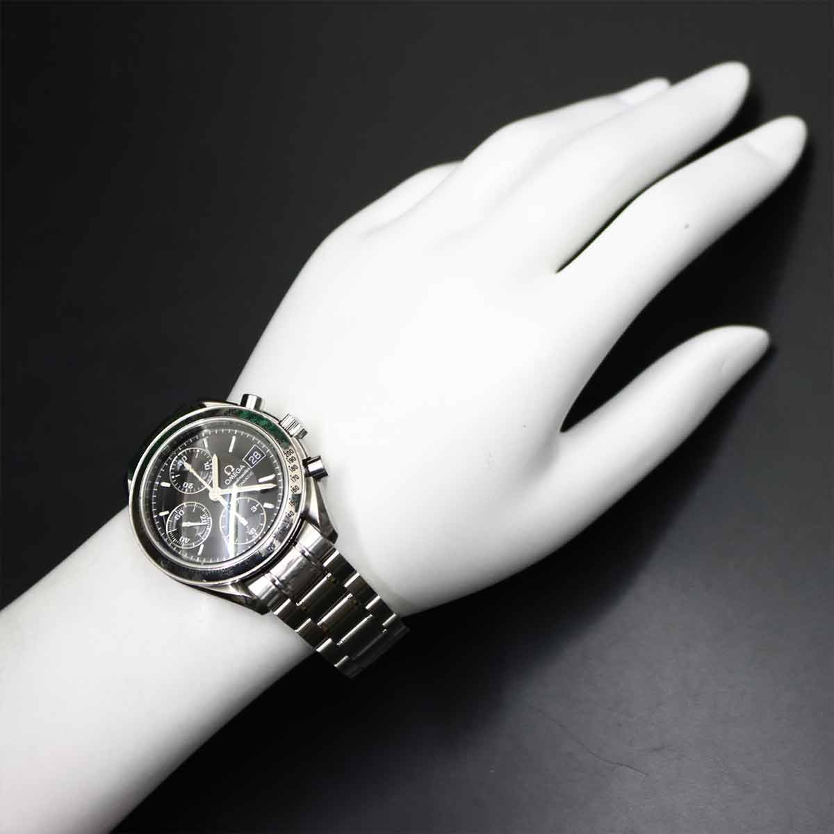 Speedmaster Date 3513.50 Chronograph Automatic Black Dial Mens