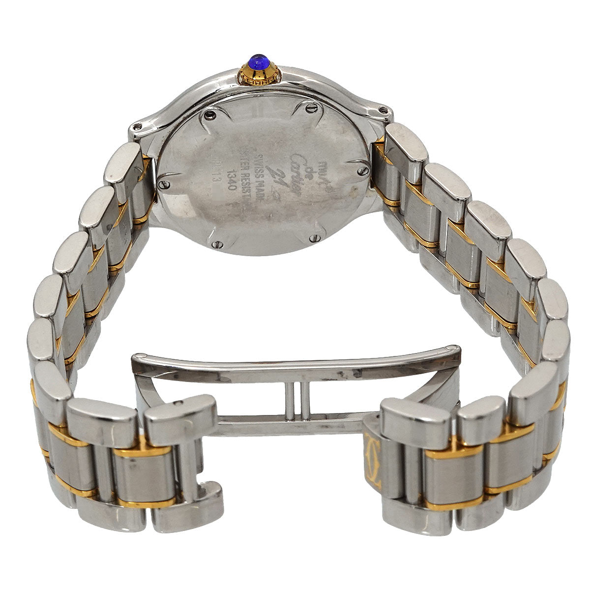 Must 21 Two Tone W10075R6 Quartz Silver Gold Dial Ladies