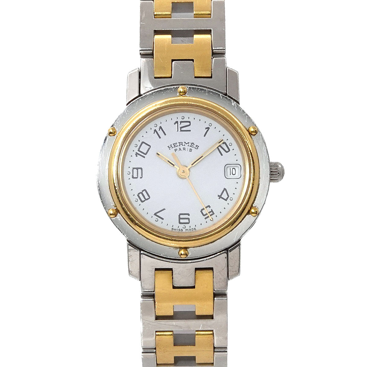 Clipper CL4 220 Quartz Date White Dial Ladies Watch