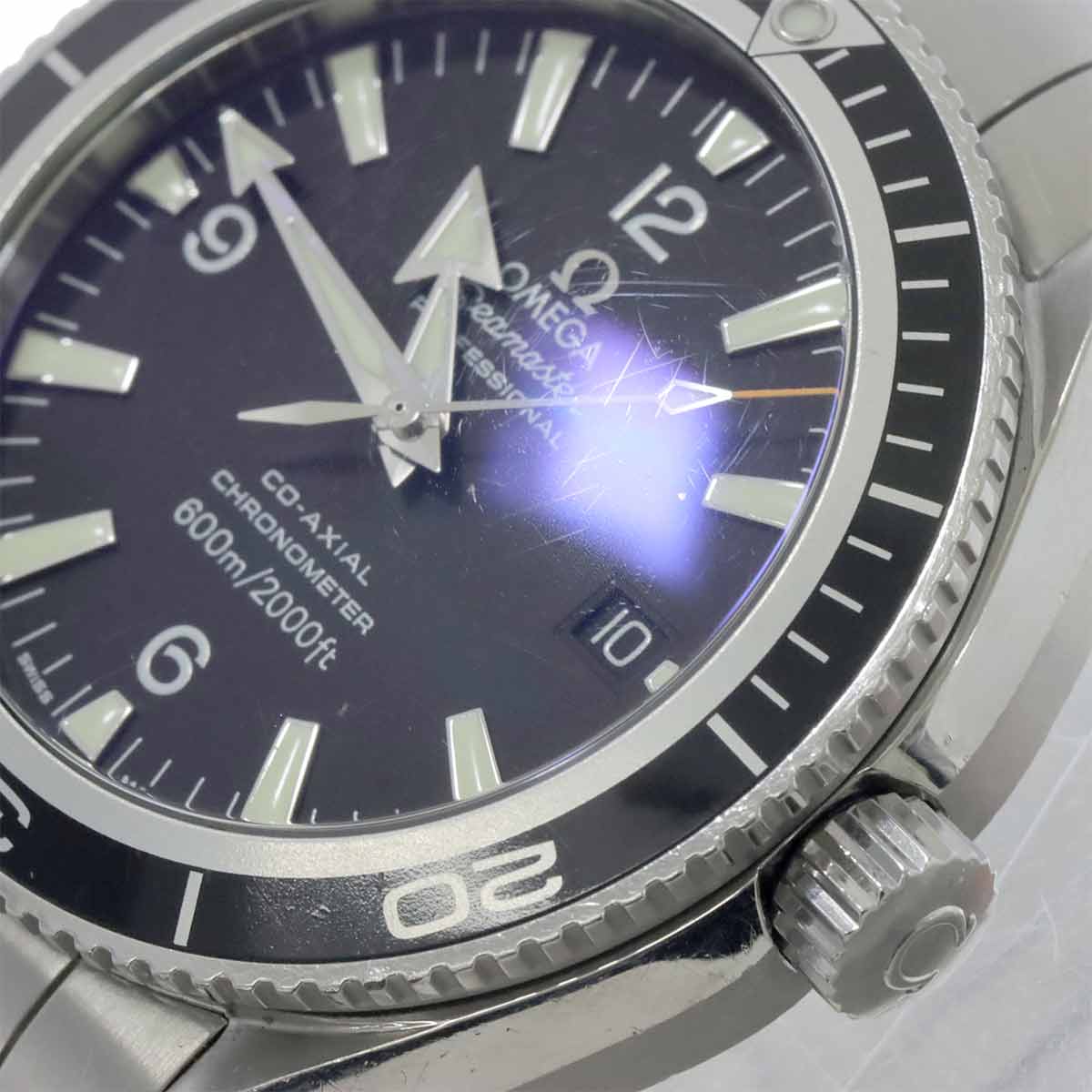 Seamaster Planet Ocean 2201 50 Automatic Date Black Dial Mens