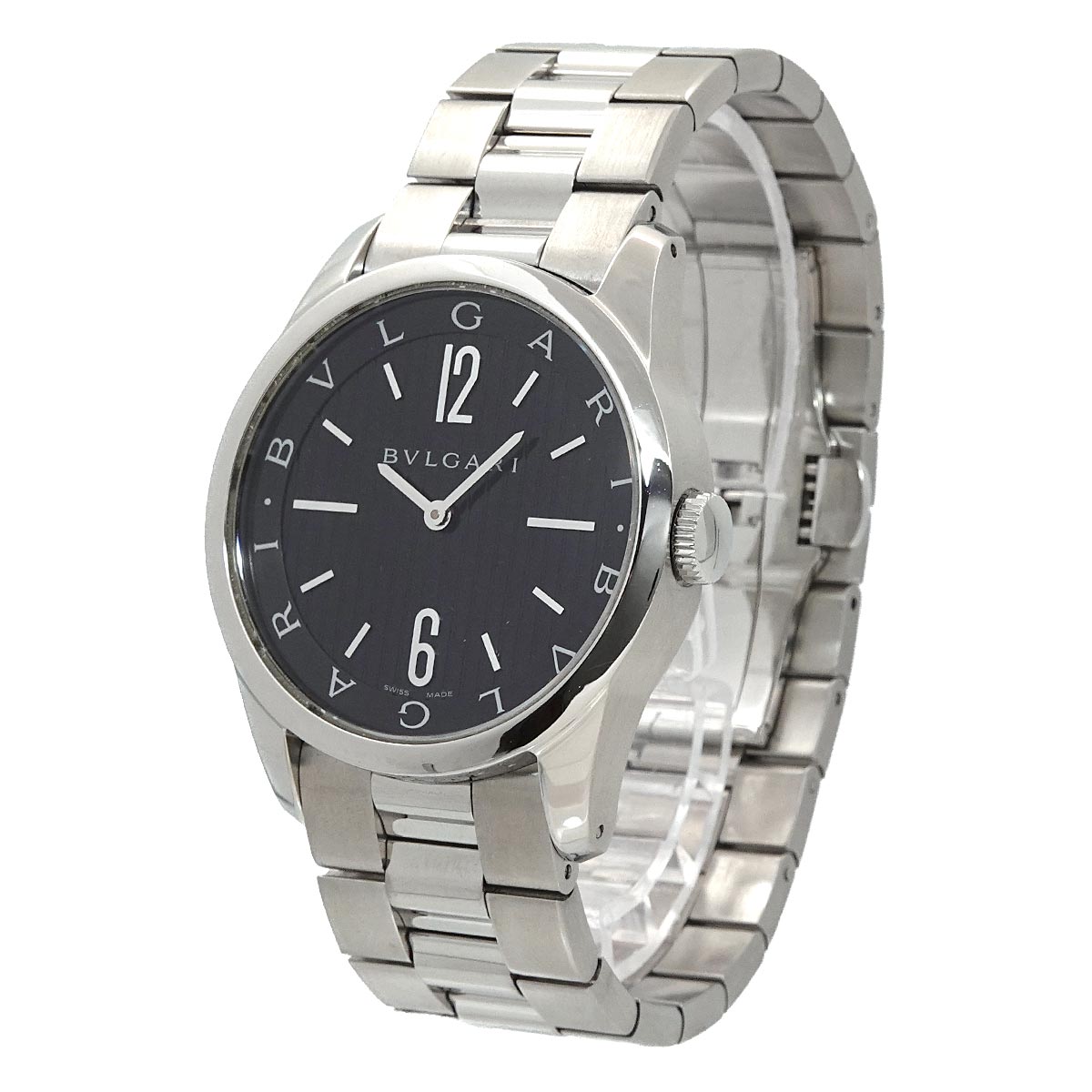 Solotempo ST37S Quartz Black Dial Mens Wrist Watch