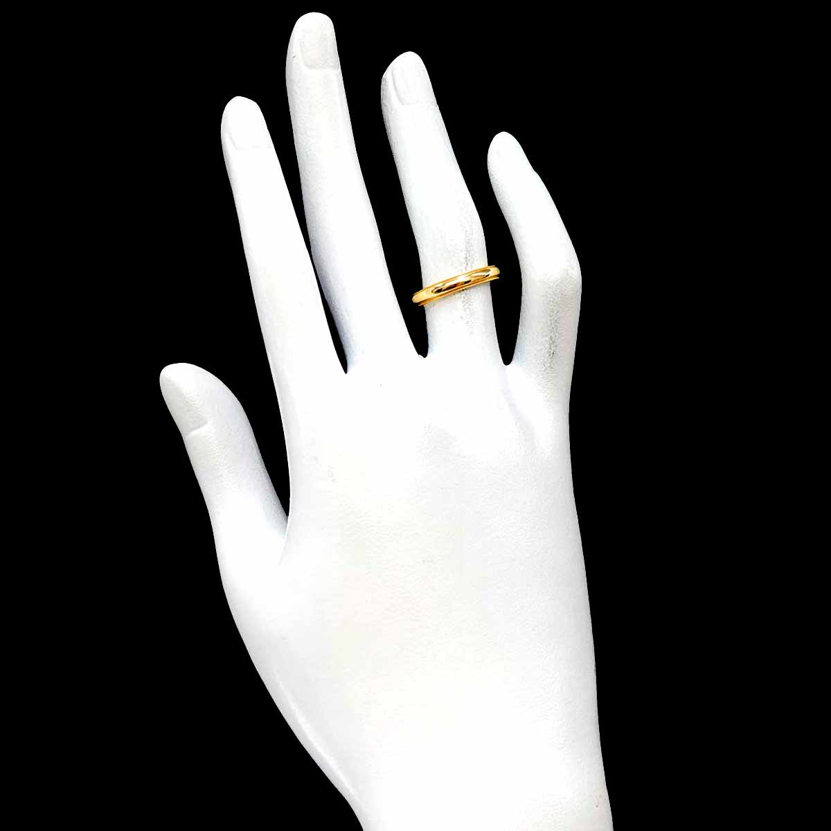 Milgrain Band Ring 18K YG 750 Size5.75-6(US)